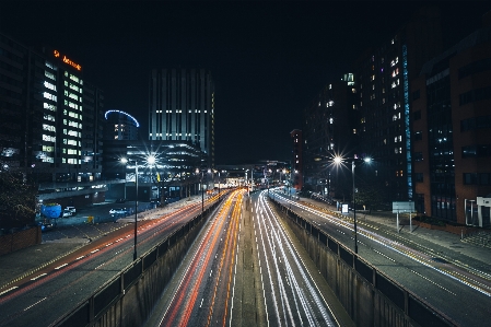 Light road skyline traffic Photo