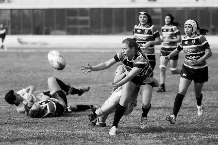 Photo Noir et blanc
 football monochrome