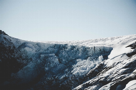 山 雪 冬 山脈
 写真