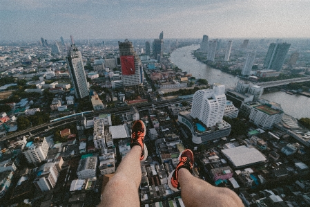 スカイライン 写真撮影 街 超高層ビル 写真