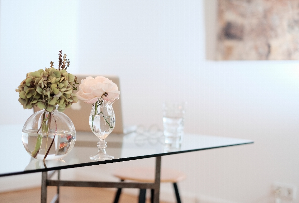 Table white furniture room