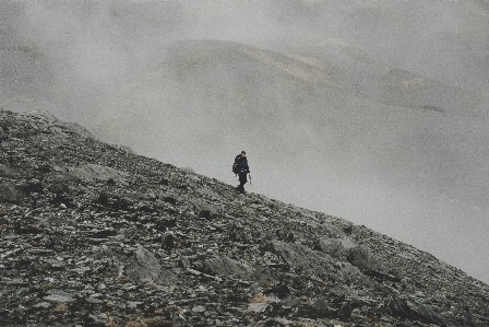 Rock 황야
 산 눈 사진