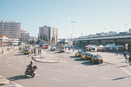 歩行者 道 渋滞 高速道路 写真