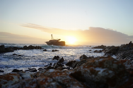 Beach sea coast rock Photo