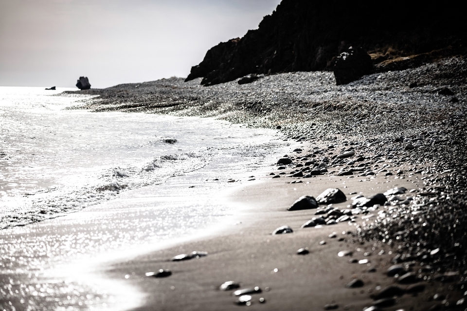 Beach landscape sea coast