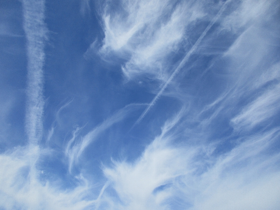 Horizon nuage ciel blanc