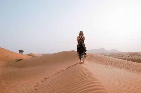 Landscape sand desert dune Photo