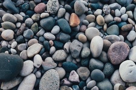 Rock pebble soil blue Photo