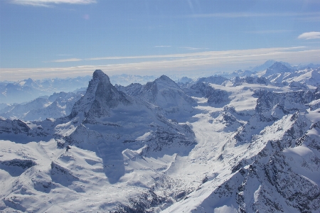 Foto Paisaje naturaleza montaña nieve