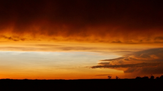 Foto Horizonte nuvem céu sol