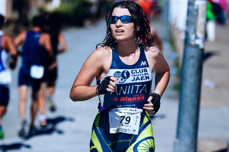 Person running recreation cycling Photo