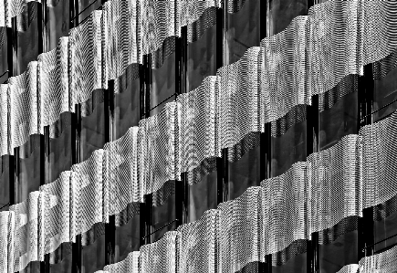 Fence black and white structure wood Photo