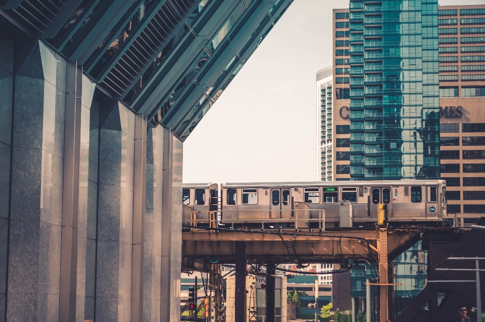 Architecture structure skyline street