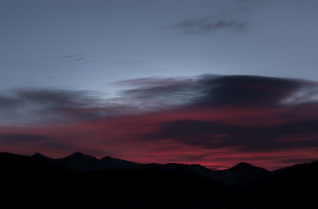 Horizon mountain cloud sky Photo