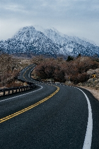 Landscape mountain snow winter Photo