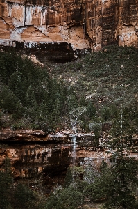 Rock formation canyon terrain Photo