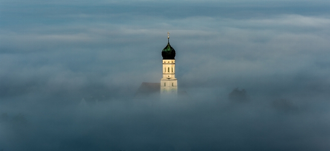 Horizon cloud lighthouse sky Photo