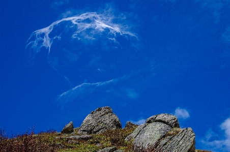 Landscape nature mountain cloud Photo