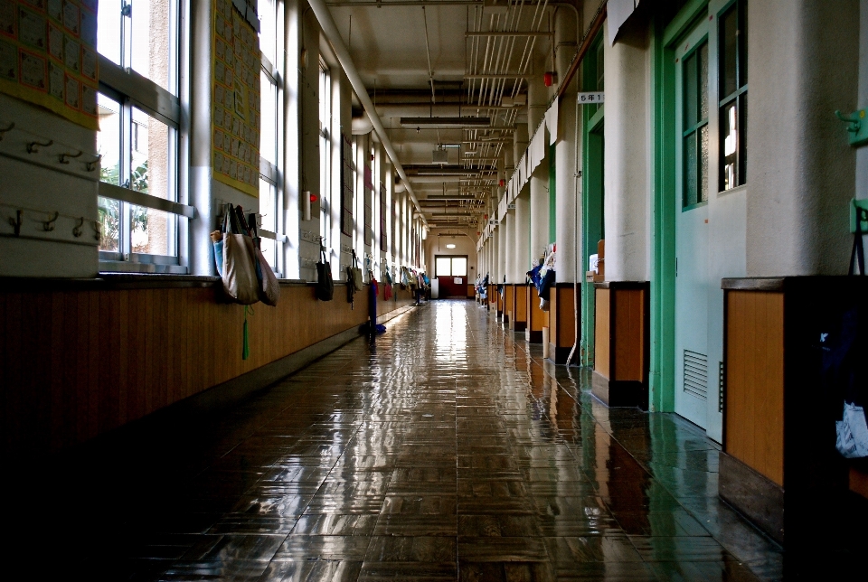 Arquitectura edificio sala simetría