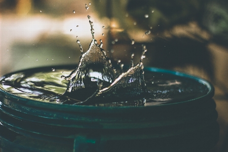 Water drop light photography Photo