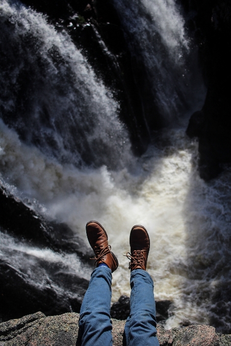 Water rock waterfall adventure