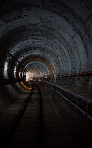 Foto Luz túnel linha escuridão
