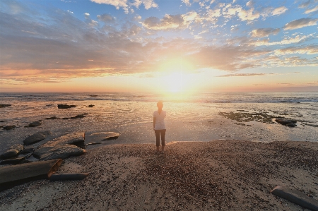 Beach sea coast sand Photo