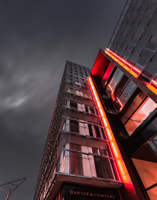 Luz arquitectura cielo noche