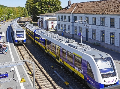 Track railway building train Photo