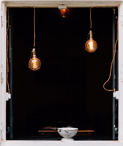 Table wood glass shelf Photo