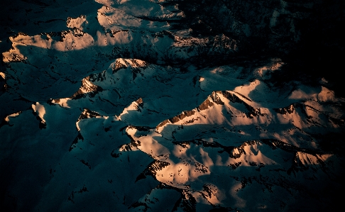 Foto Noite formação gelo caverna