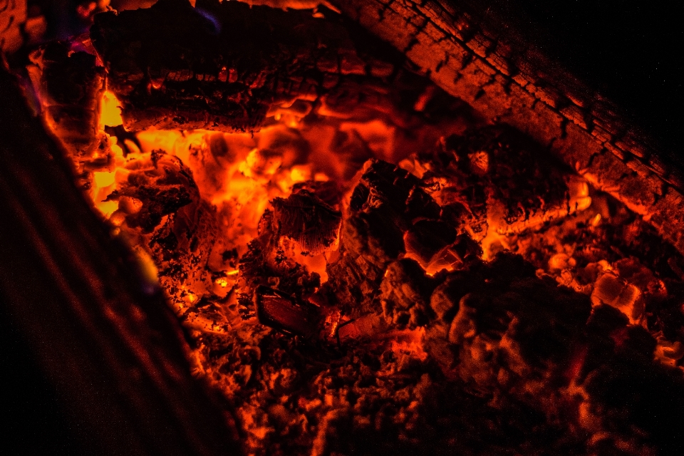 夜晚 火焰 火 黑暗