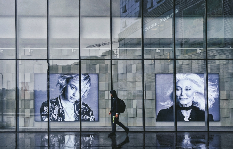 Window glass wall facade