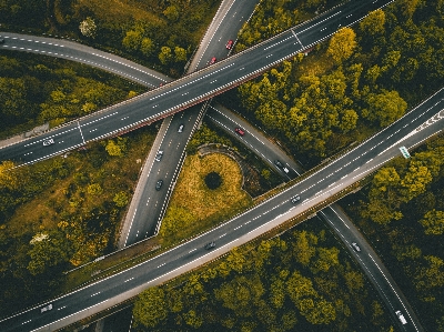 追跡 道 橋 高速道路 写真