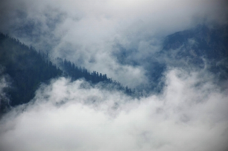 Mountain cloud sky mist Photo