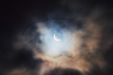 Foto Awan langit sinar matahari suasana