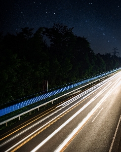 Light road night highway Photo