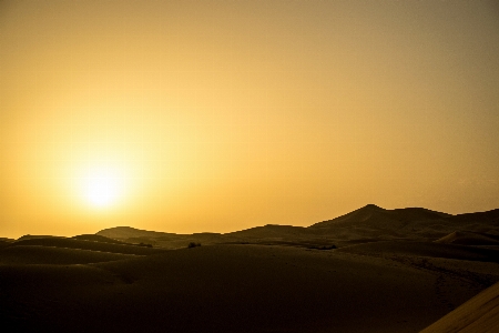 Landscape sand horizon sun Photo