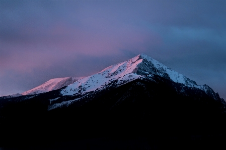 Photo Montagne neige nuage ciel