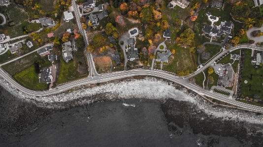 Bridge cityscape waterway aerial photography Photo