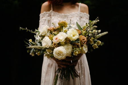 植物 女性 写真撮影 花 写真