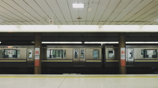 Train transport vehicle station Photo