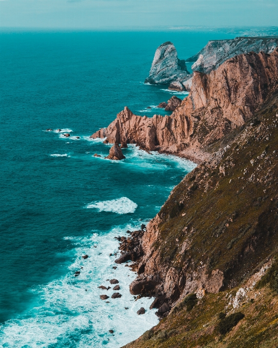 Plaża morze wybrzeże rock