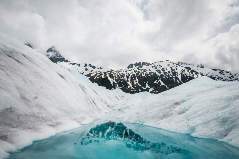 Mountain snow winter range