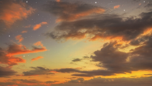 地平線 クラウド 空 日の出 写真