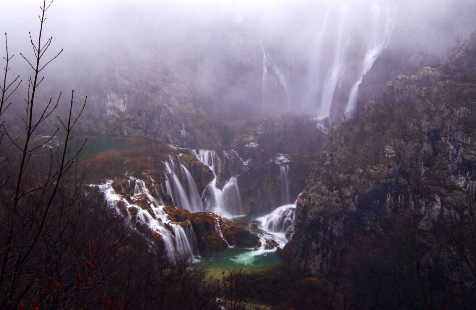 Landscape water nature waterfall