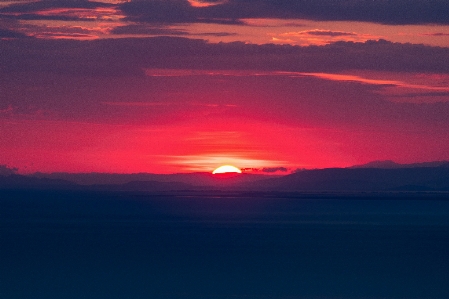 Photo Mer horizon montagne nuage