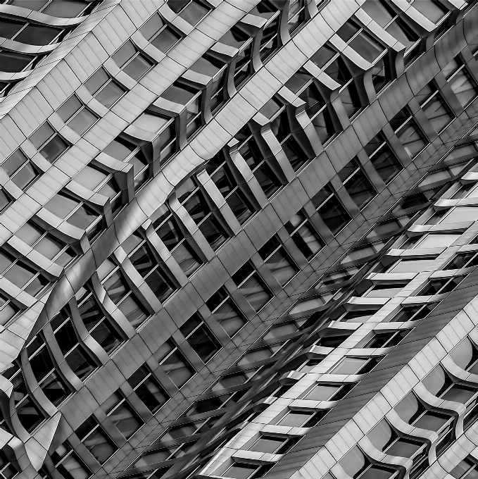 En blanco y negro
 arquitectura estructura