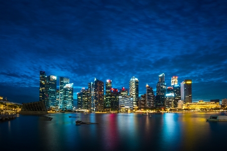 Foto Cakrawala langit kaki malam