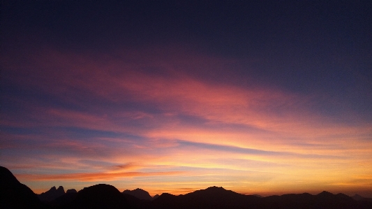 Photo Horizon montagne nuage ciel